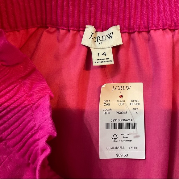 J. Crew Fuchsia Skirt - Picture 3 of 8